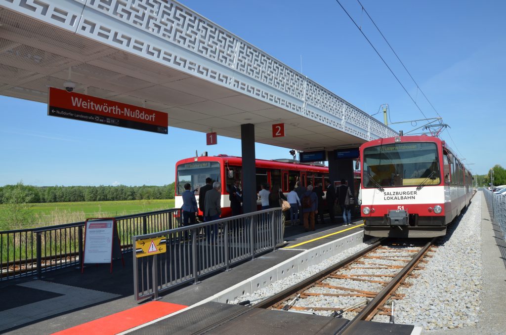 Der Bahnhof Weitwörth präsentiert sich in zeitgemäßem Gewand. Foto: Sallzburg AG
